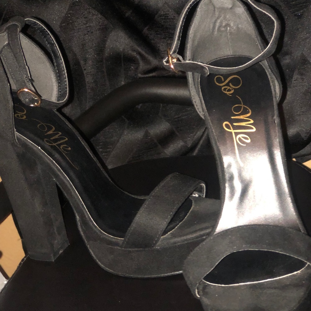 Black heels